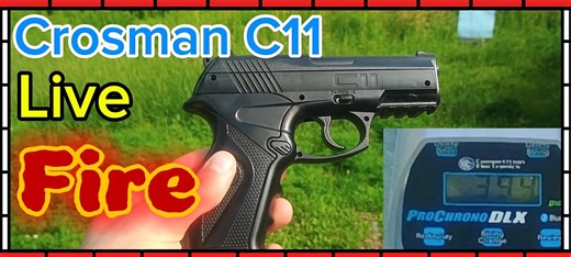 Crosman C11 Semi-Auto Air Pistol Live Fire Test! Accuracy & Chronograph Results Revealed