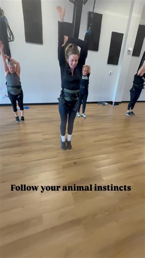 E is for Elephant 🐘 This is our Elephant Trunk Flow — a movement rooted in rhythm, control, and core strength. Elephant is all about: • fluid motion • a strong, connected core • moving as one piece — not separate parts You’re not forcing this move. You’re letting the trunk of your body lead, flowing with the bungee and staying grounded through control. This is where strength becomes smooth ✨ ⸻ 👉 Follow along as we go A–Z through animal-inspired bungee moves Because if E is Elephant… F is proof