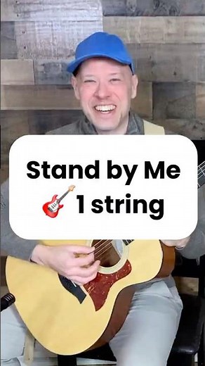 How do you play Stand by Me on 1 string of the guitar?