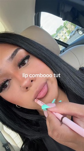 Lip Combo Tutorial: Dollsthetic 'Sunday Reset' Lipliner Revlon Sky Pink Gloss
