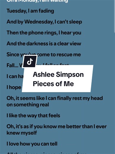 Ashlee Simpson's 'Pieces of Me': Lyrics & Dance Challenge