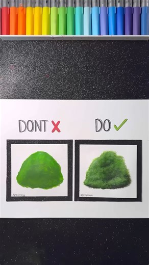 Learn to paint realistic bush trees easily