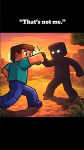 Steve vs His Own Shadow Minecraft Animations #shorts #minecraft