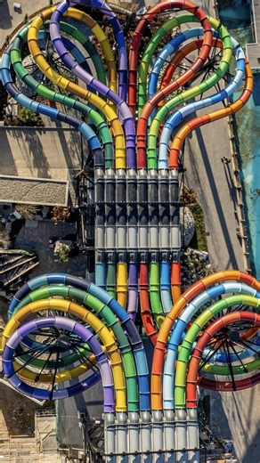 This is the Tallest Water Slide in Germany! #shorts #waterslide #waterpark