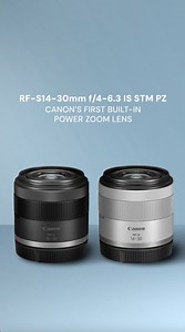 1K reactions · 15 shares | Canon’s first built-in power zoom lens...