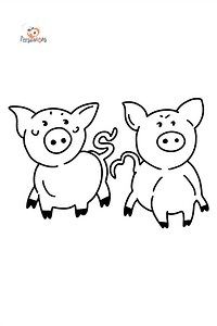 Piglets coloring page ♥ Online or Printable for Free!