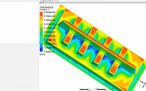 Polyflow吸塑成形壳单元生成实体厚度