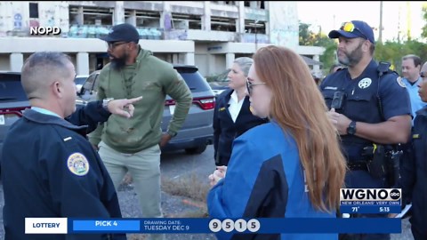 New Orleans Police Department clears old Navy base in Bywater