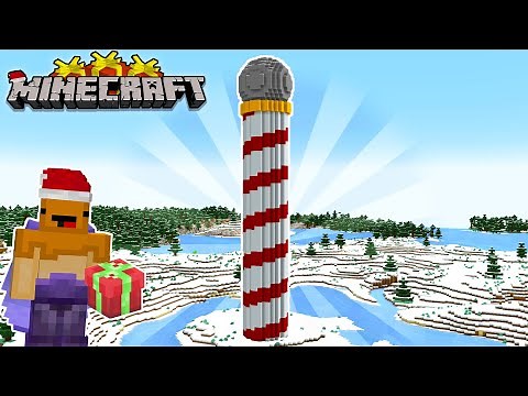 I Built The NORTH POLE In Minecraft! Minecraft Let's Play Episode 16...