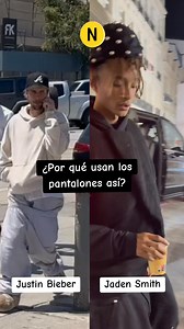 justin bieber y jaden smith sorprenden al usar sus pantalones de forma peculiar que llama la atención #justinbieber #jadensmith | notichisma