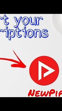 How to easily Import YOUTUBE subscriptions to NEWPIPE