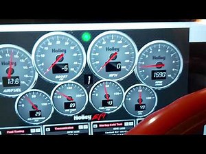 Boosted LS 6.0 initial start & monitoring of engine vitals, Holley Terminator X-max ecm installed