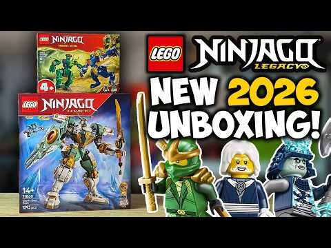 I got the NEW Ninjago Legacy Lloyd's Titan Mech EARLY! | Unboxing