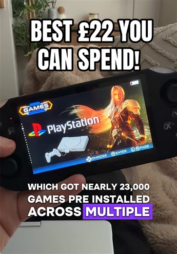 Affordable Handheld Console for Retro Gaming Enthusiasts