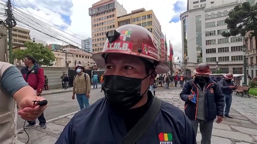 42K views · 810 reactions | Bolivian police clashed with miners in La Paz and fired tear gas to disperse protests over a controversial government decree that removed long-standing fuel subsidies | Reuters | Facebook