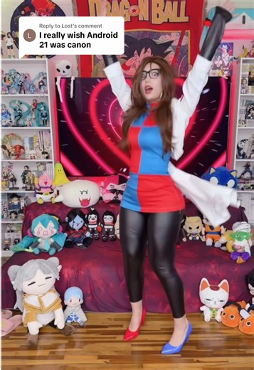 Replying to @Lost Happy Valentine’s Day 💙❤️ Do you consider Android 21 canon or not? #android21 #dragonball #dbfz #dragonballfighterz #cosplay