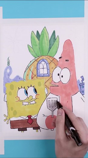 Best SpongeBob & Patrick BFF Moments | DIY Drawing Video