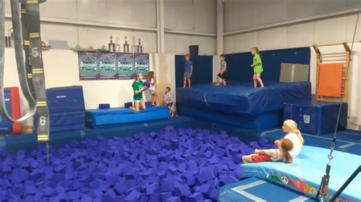 Birthday party coming up? 🎂 Give your child the ultimate gymnastics party with GEG! Fun, games, and lots of flips! Book today at www.gatewayelite.net! #GymnasticsParty #BirthdayFun #BellevilleIL #FairviewHeights | Gateway Elite Gymnastics