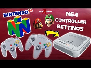 SUPER CONSOLE X TUTORIAL ON THE N64 EMULATOR CONTROLLER SETTINGS 😉 WORKS FOR ALL N64 GAMES!
