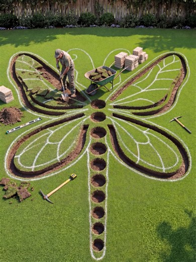 Backyard Dragonfly Garden Build | garden