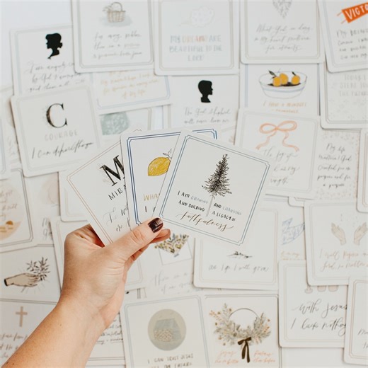 Christian Affirmation Card Deck: Scripture-based Encouragement Cards - Etsy