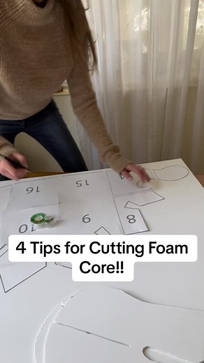 4 Tips for Cutting Foam Core!!