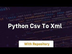 python csv to xml