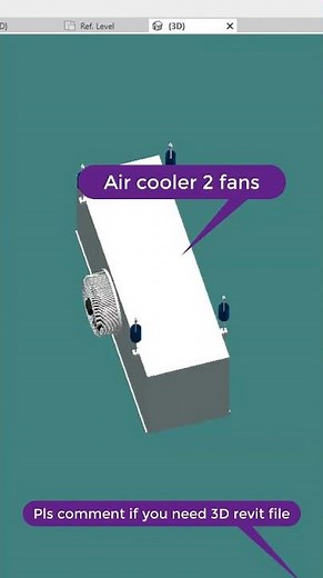 Explore 3D Revit Families for Condensers, Compressors, and Air Cooling Units