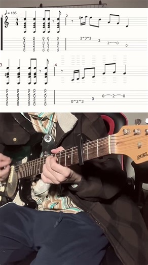 Capo3 フレーズメモtab譜付き#mathrock #postrock #マスロック #guitar #tab