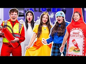 The Different People at the Halloween Party