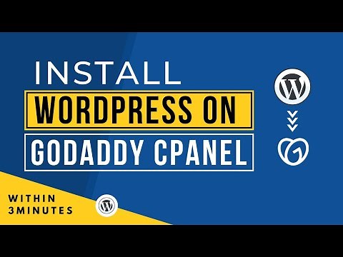 How To Install Wordpress On Godaddy Cpanel 2025 | Setup Wordpress On Godaddy Hosting