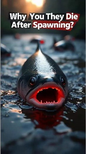 Why Pacific Salmon Die After Spawning? #Salmon #Fish #NatureFacts