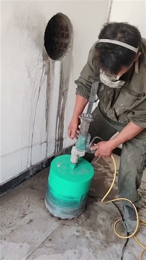 Drilling Through Solid Concrete Like Butter 😮