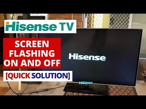 How To Fix Hisense TV Screen Flashing On And Off || Easy solve in 2 minutes