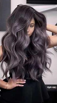 Silver Purple Hair Color by #GuyTang