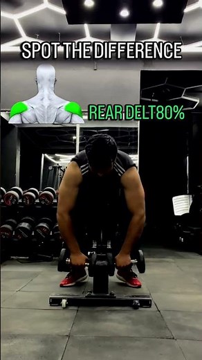 Dumbbell Rear Delt Fly Proper Form | Chest Supported Rear Delt Workout #customworkout #delttraining
