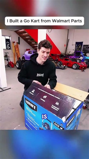 I Built a Go Kart from Walmart Parts #minicorvette #kart #insane