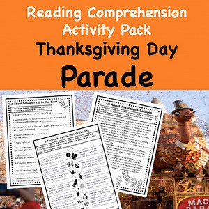 Thanksgiving Day Parade Reading Comprehension Pack