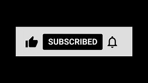 Download Subscribe Button alpha channel transparent background V9 for free