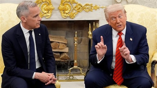 Carney asked about his thoughts on Trump calling Canada-U.S. border 'artificial'