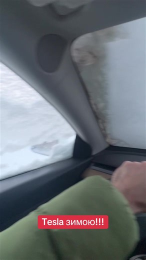 Tesla Model Y в зимових умовах