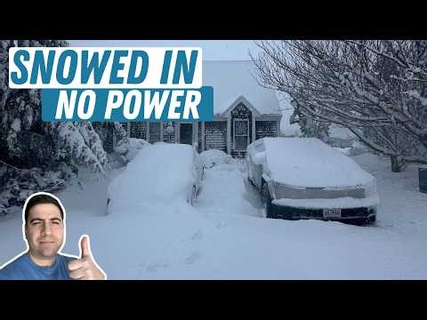 Owning An Electric Car In This Big Winter Storm! I Should Have Installed Bi-Directional V2H