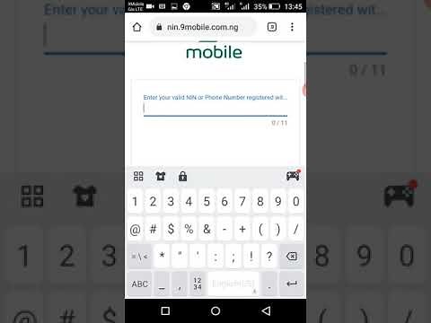 (TUTORIAL) How To Link Your NIN To Your 9Mobile Number (Full Step) || Venworld TV