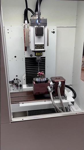 The mini 5-axis CNC machine you need with full surround protection is here!#cnc #cncmachine #diy