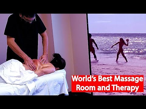 One of the Best Massage Technique on YouTube, Amazing Virtual Room. Beach in Naples.