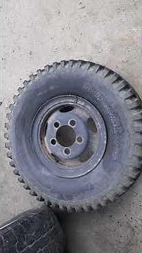 Military trailer split rim tire change part 1