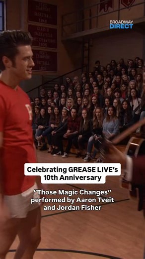 In honor of Grease Live! airing 10 years ago, take a look back at Broadway favorites Aaron Tveit and Jordan Fisher performing “Those Magic Changes” on the live broadcast. You can currently catch Tveit in Chess on Broadway and we hope Fisher’s next Broadway role is not too far away! 🎥: Fox #Broadway #Grease #AaronTveit #JordanFisher | Broadway Direct