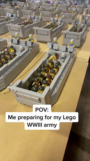 Lego WW3 Army Building POV