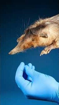 The Mammal with a Snake's Bite: Meet the Solenodon #rareanimals #livingfossils #amazinganimals