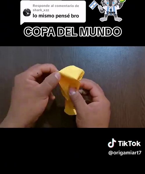 Copa del Mundial de Origami: Tutorial Creativo